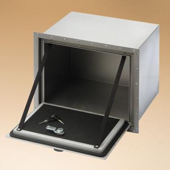 Edelstahl-Staubox Td5 - Montage hinter Radkasten