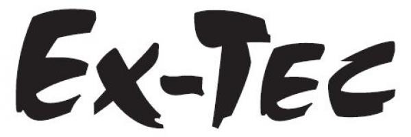 Ex-Tec Logo-Aufkleber, Farbe schwarz