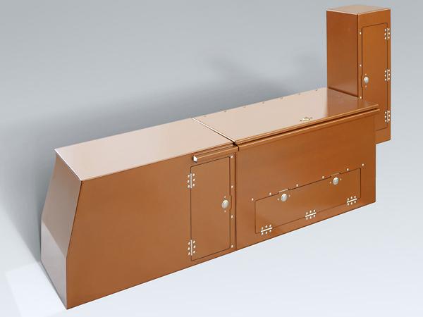 Sys-Tec Alu-Fondbox, Pulverbeschichtet